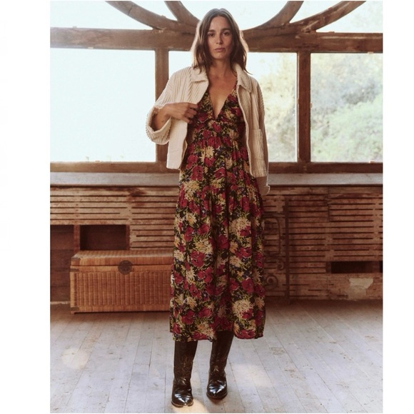 The Great. Brook Dress in Hidden Garden Floral - Picture 3 of 8